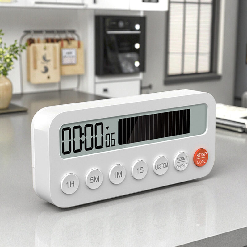 Custom Countdown Stopwatch Minutes Seconds Timers Learning Homework with Time Display Kitchen Digital Visual Timer