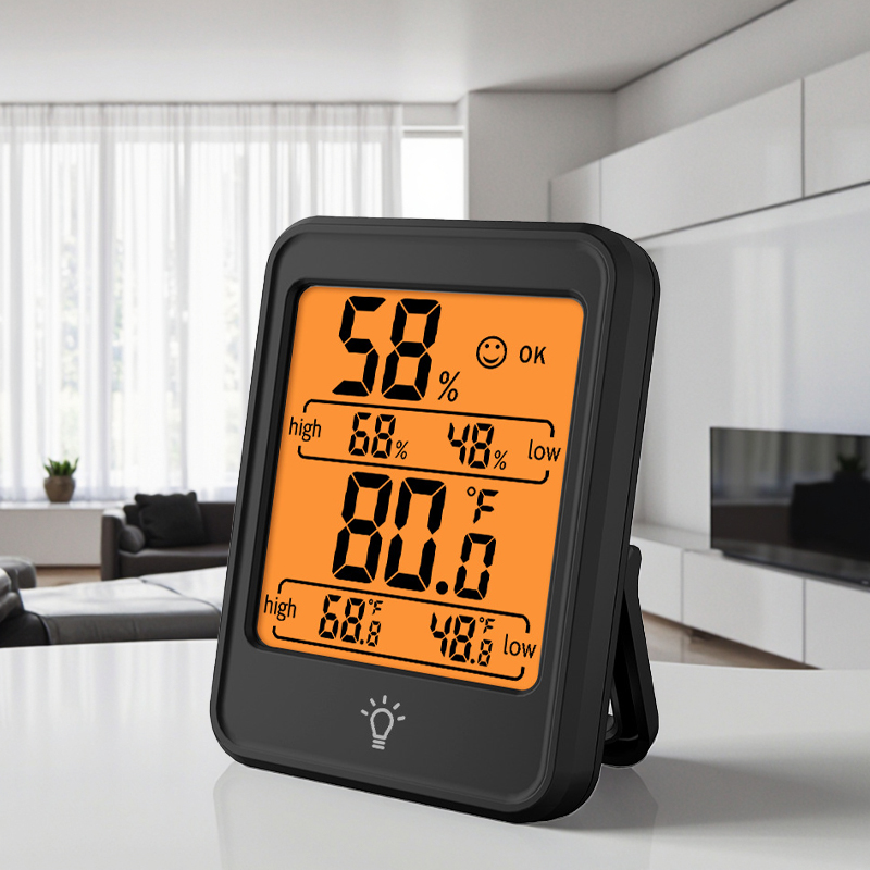 Supplier Factory Wall Mounted Min Max Temperature Humidity Household Thermometer Hygrometer