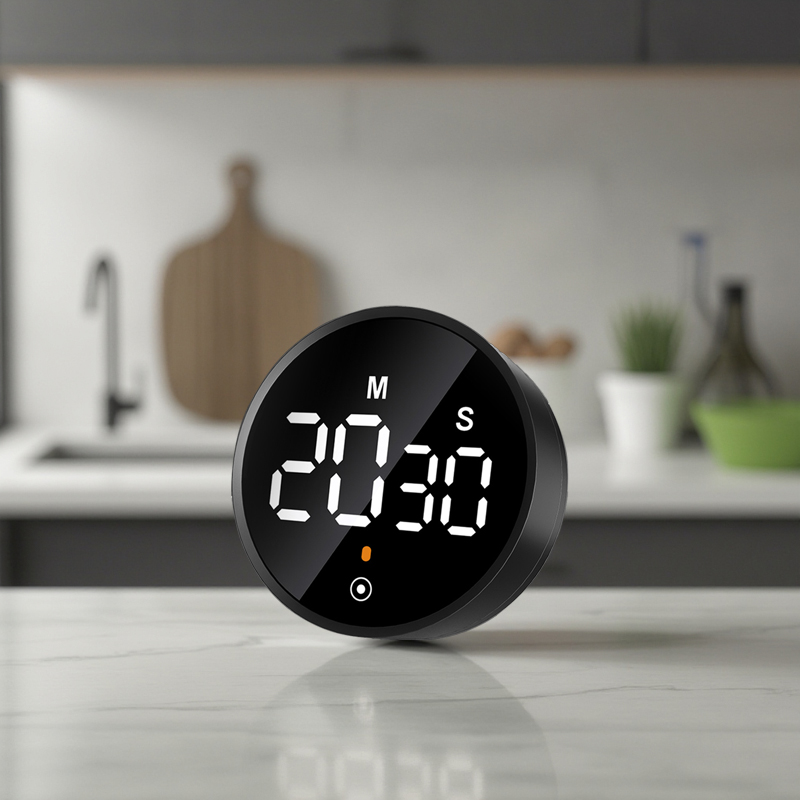 Circular Mini Timer Kitchen Timers Custom Productivity Gym Homework Study Learning Start Stop Timer with Magnetic Back