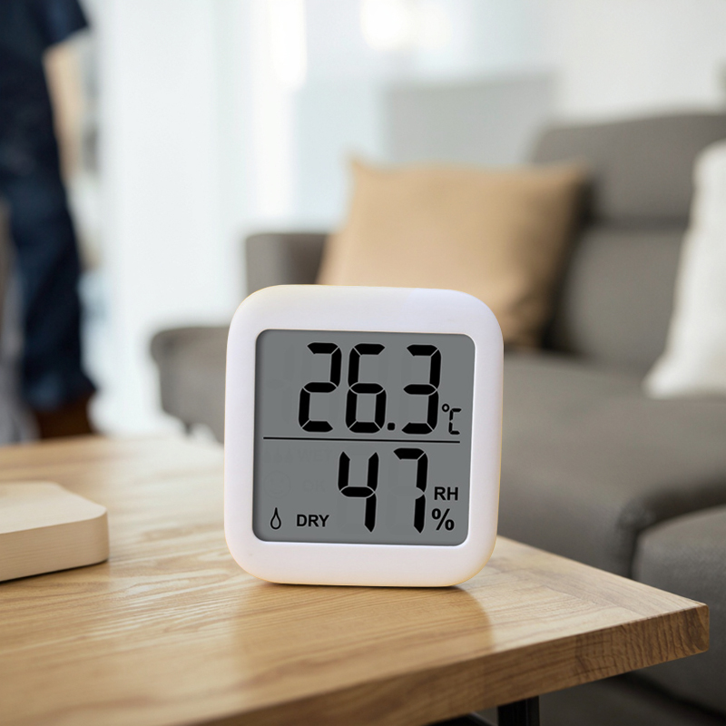 Custom Mini Household Digital Thermometer Hygrometer House Kitchen Indoor Temperature Humidity Gauge
