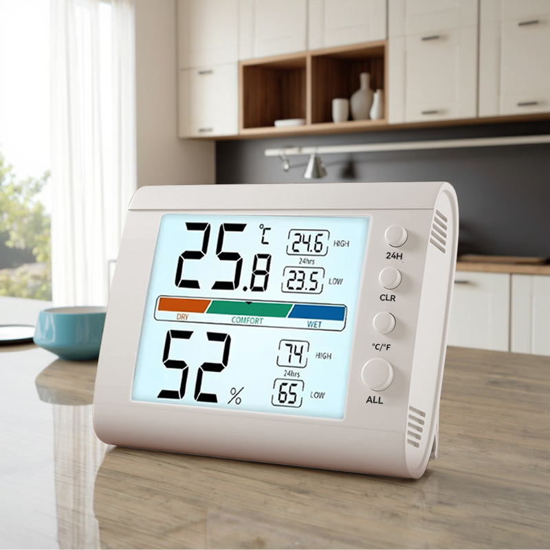 Manufacturer Household Digital Wall Thermometer Hygrometer Minimum Maximum Registering Indoor Temperature